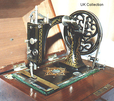 The Holmes "Ariel" sewing machine.