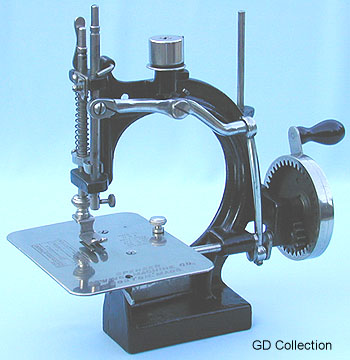 The Spenser miniature sewing machine.