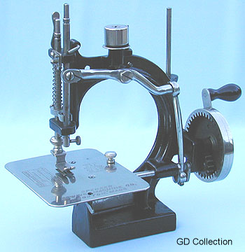 The Spenser miniature sewing machine.