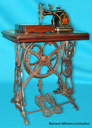 The Starley "European" treadle sewing machine.