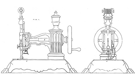 Atwater's sewing machine patent.